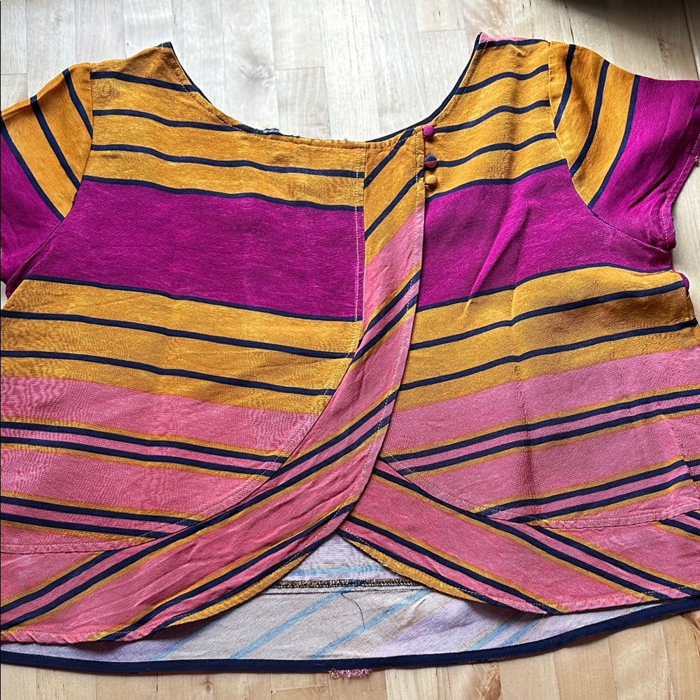GUC! Anthro Maeve Striped Top - Picture 6 of 11